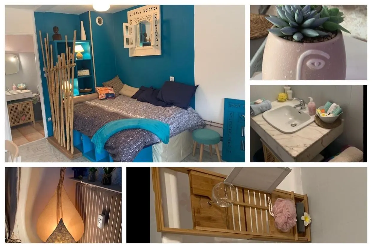 Luxurious Studio In Cannes 450M From Sea With Terrace And Air Conditioning And Private Parking 0*,  Franciaország