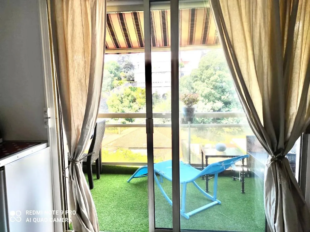 Luxurious Studio In Cannes 450M From Sea With Terrace And Air Conditioning And Private Parking 0*,