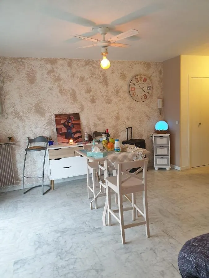 公寓 Luxurious Studio In Cannes 450M From Sea With Terrace And Air Conditioning And Private Parking