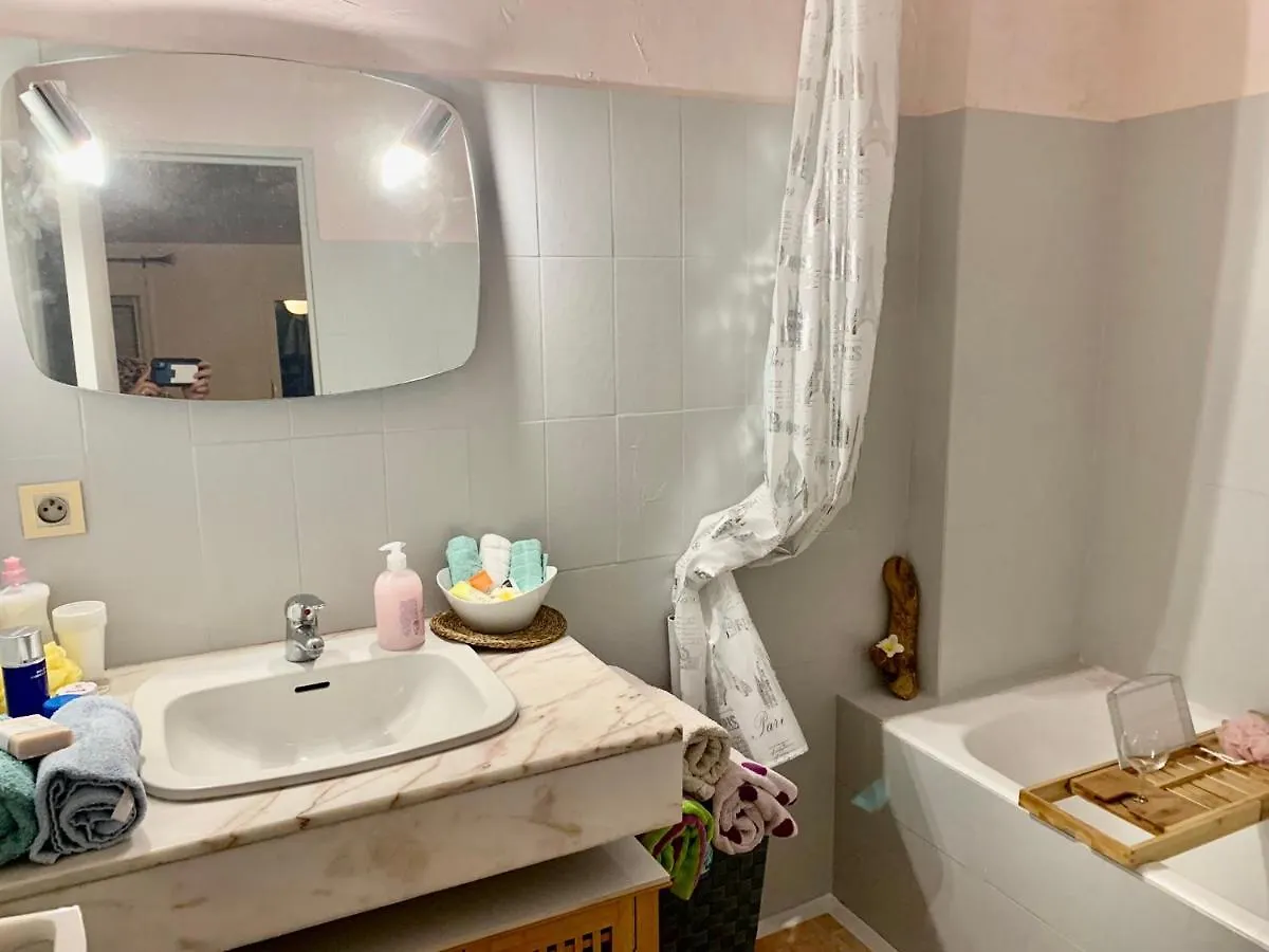 公寓 Luxurious Studio In Cannes 450M From Sea With Terrace And Air Conditioning And Private Parking 法国