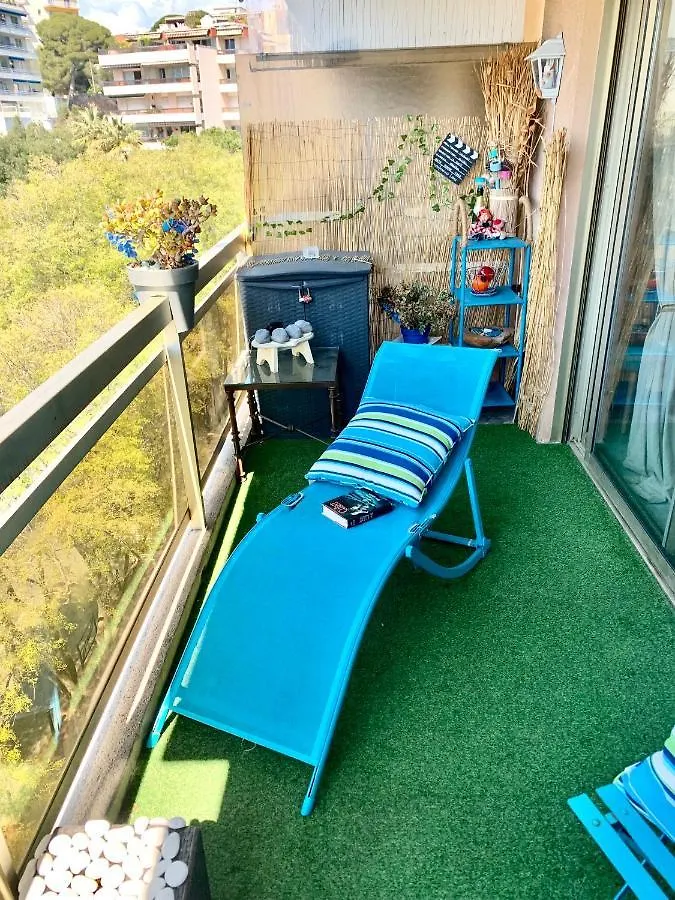 公寓 Luxurious Studio In Cannes 450M From Sea With Terrace And Air Conditioning And Private Parking 法国